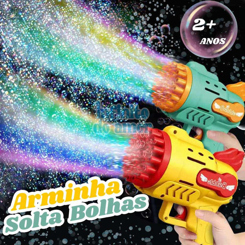 Arminha Solta bolhas de Sabão