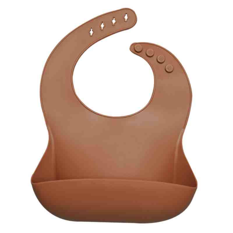 Babador de Silicone Ajustável com Pega Migalhas - Infinito do Amor