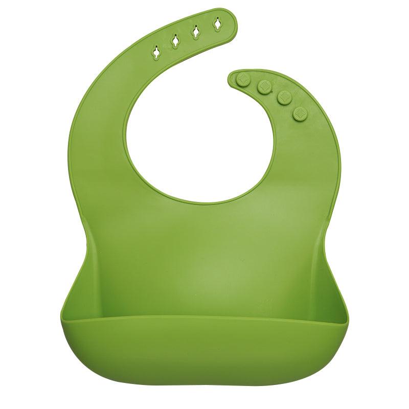 Babador de Silicone Ajustável com Pega Migalhas - Infinito do Amor