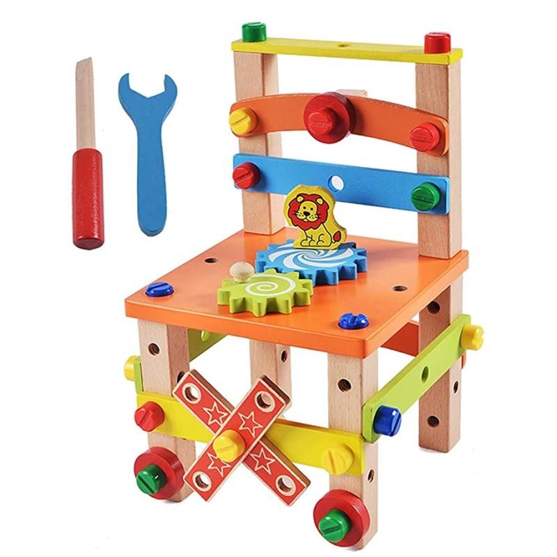 Brinquedo Educativo de Montar Cadeira Montessori - Infinito do Amor
