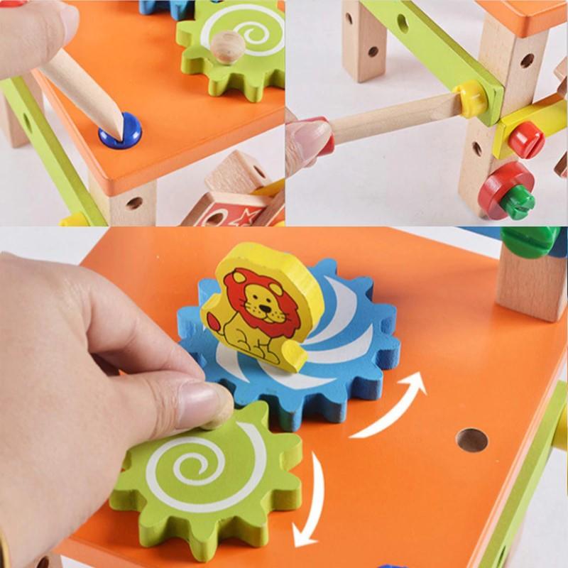 Brinquedo Educativo de Montar Cadeira Montessori - Infinito do Amor