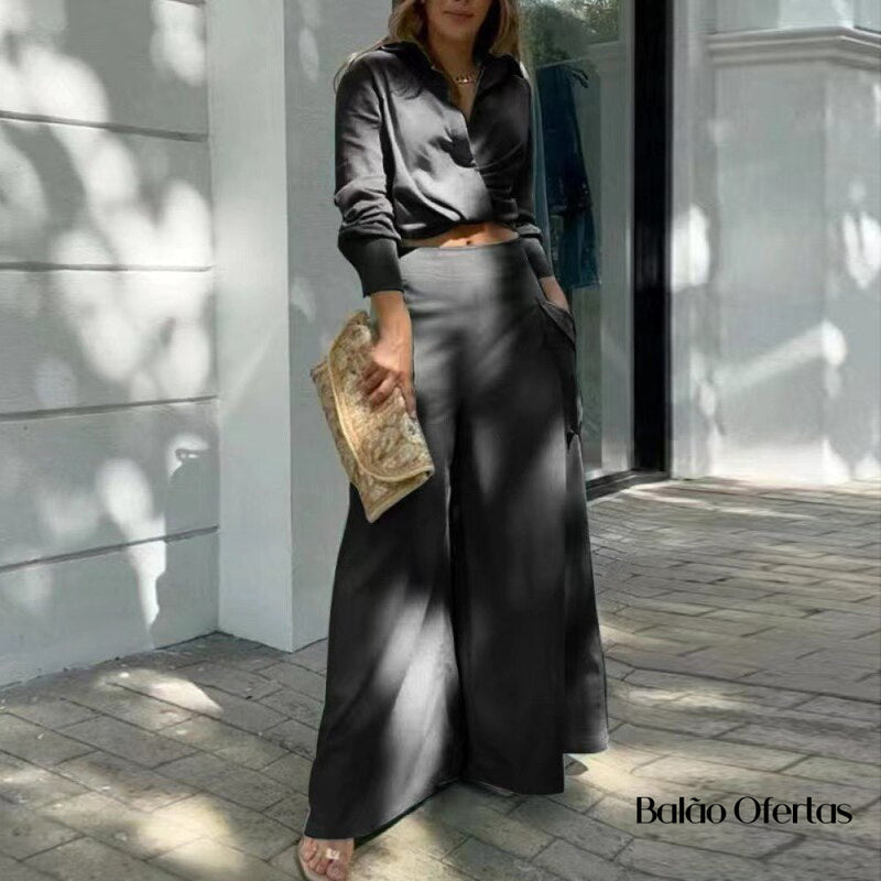 Conjunto Feminino Casual Nina - INFINITO DO AMOR