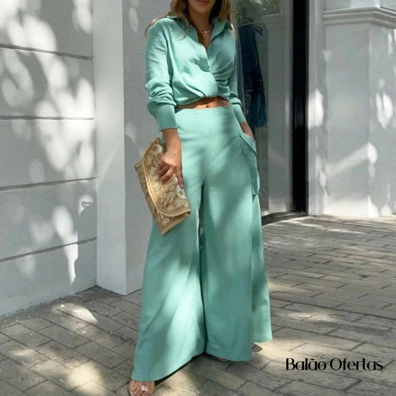 Conjunto Feminino Casual Nina - INFINITO DO AMOR