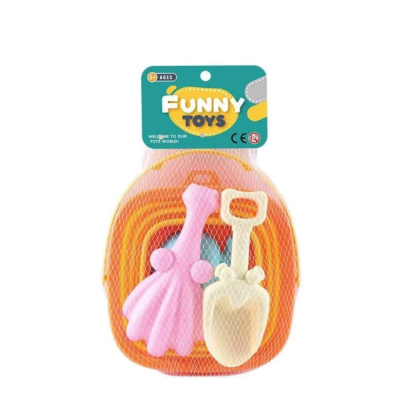 Brinquedo de Praia Baldinho de Areia Retrátil e Portátil