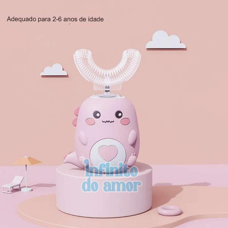 Escova de Dentes Infantil 360 Elétrica - Infinito do Amor