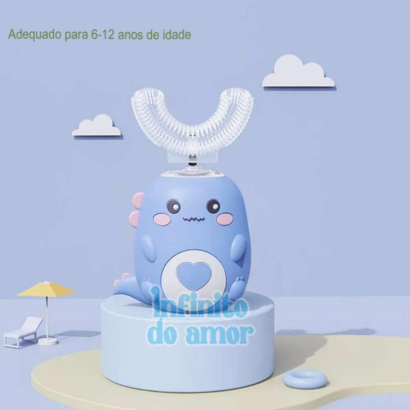 Escova de Dentes Infantil 360 Elétrica - Infinito do Amor