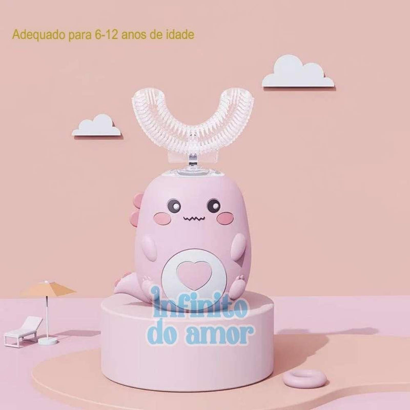 Escova de Dentes Infantil 360 Elétrica - Infinito do Amor