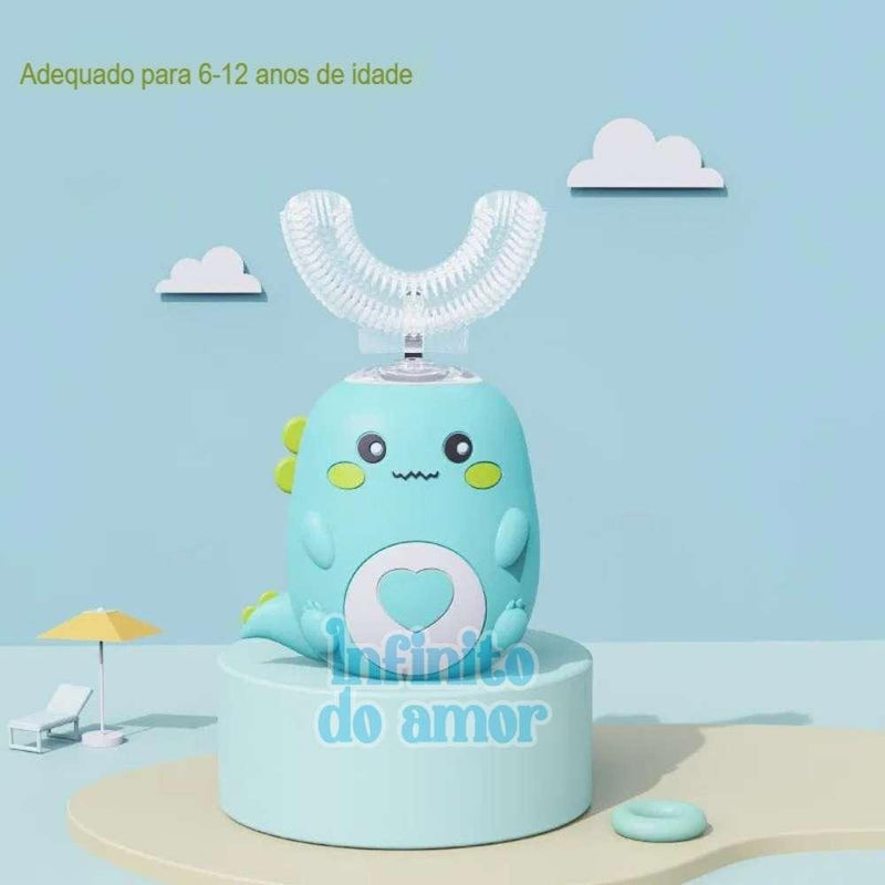 Escova de Dentes Infantil 360 Elétrica - Infinito do Amor