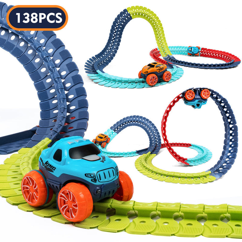Hard Whells - Pista de Corrida Infantil Flexível de Alta Velocidade