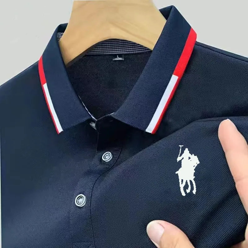 Camisa Masculina Polo Casual Simples Manga Curta ( PROMOÇÃO DE OUTUBRO  )