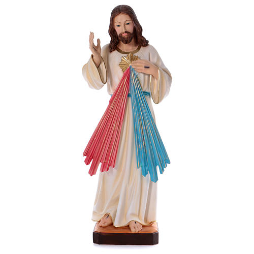 Imagem Cristo Misericordioso gesso nacarado