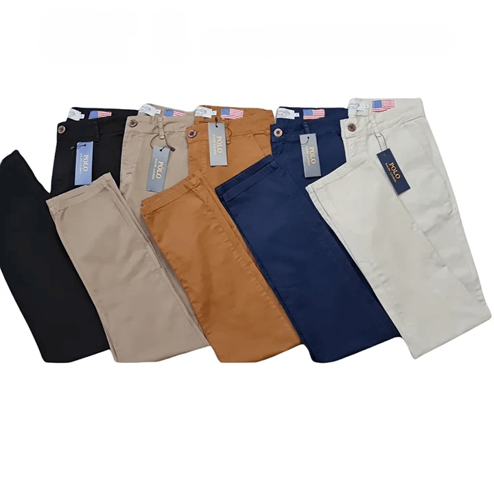 Kit 5 Calças Casuais-  Cores Mistas
