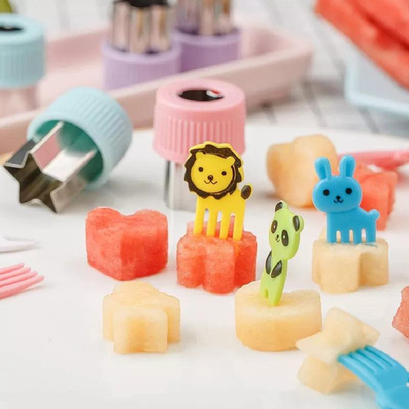Kit Forminhas Corta Sanduíches e Frutas c/ 43 peças - Infinito do Amor