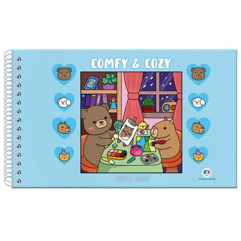 Kit 2 Livros para colorir Bobbie Goods e marcadores permanentes c/60 unidades