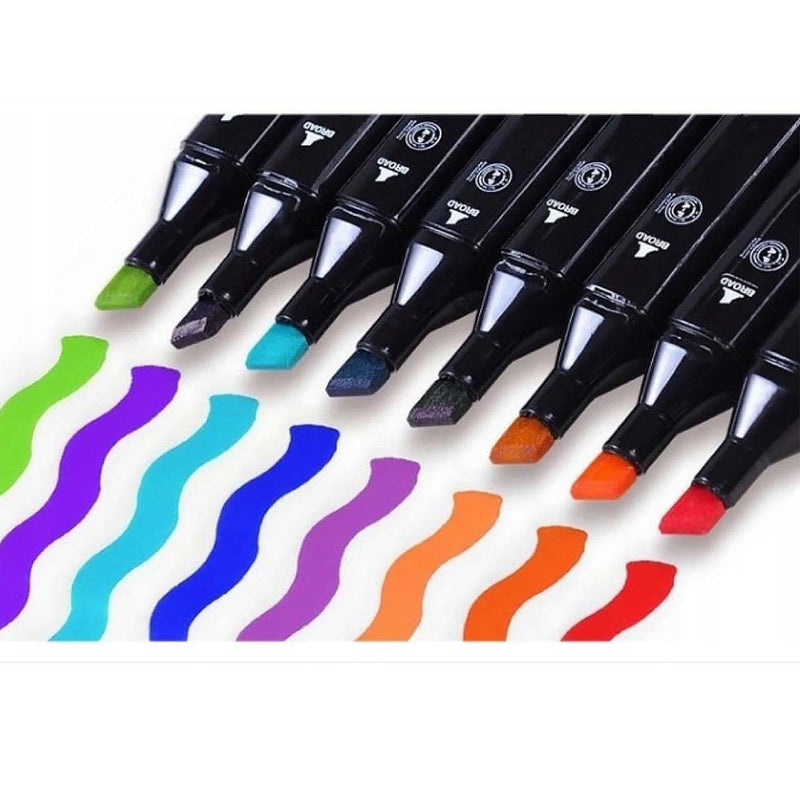 Kit 2 Livros para colorir Bobbie Goods e marcadores permanentes c/60 unidades