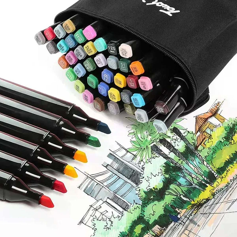 Kit 2 Livros para colorir Bobbie Goods e marcadores permanentes c/60 unidades