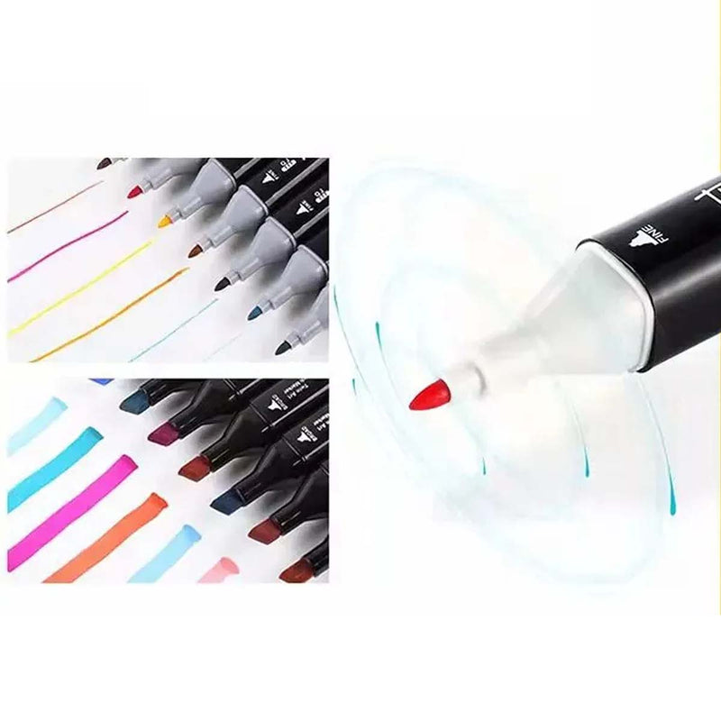 Kit 2 Livros para colorir Bobbie Goods e marcadores permanentes c/60 unidades