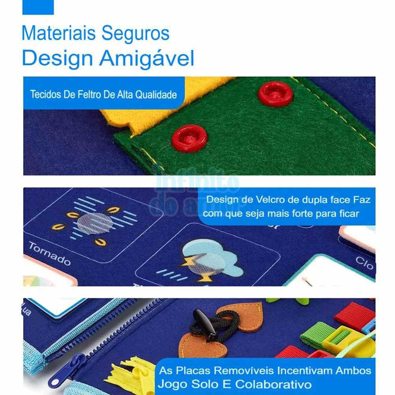 Maleta Sensorial Montessori Versão Natureza - Infinito do Amor