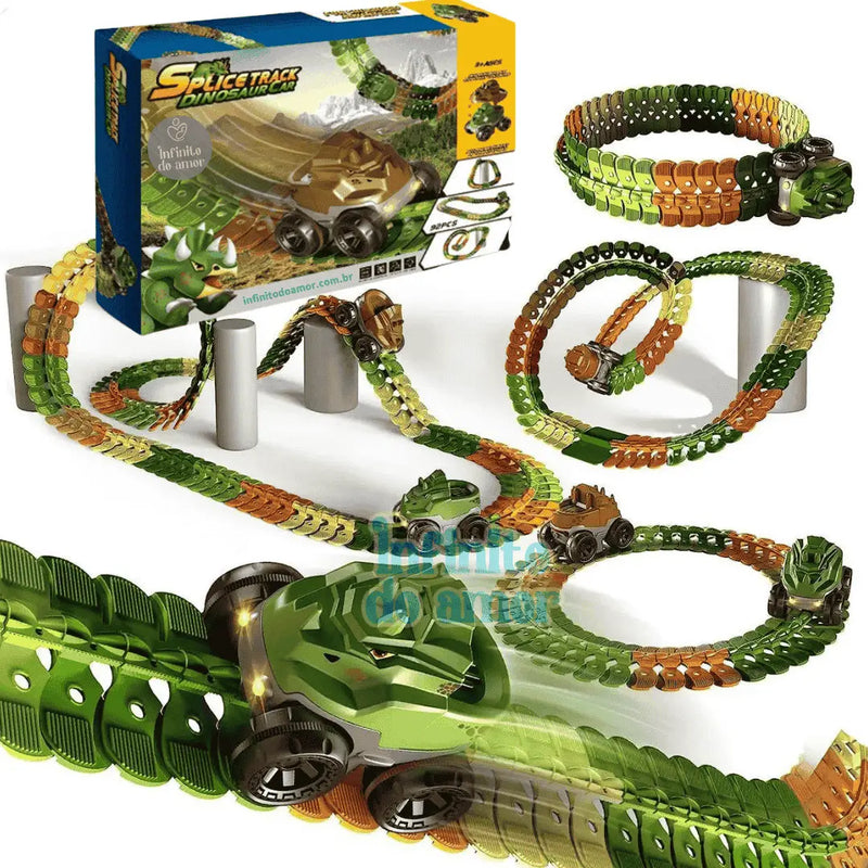 Pista de Carrinho de Dinossauros