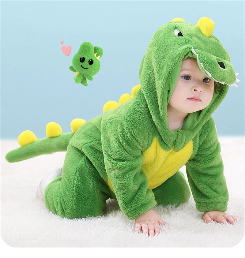 Macacão Infantil Fantasia de Dinossauro