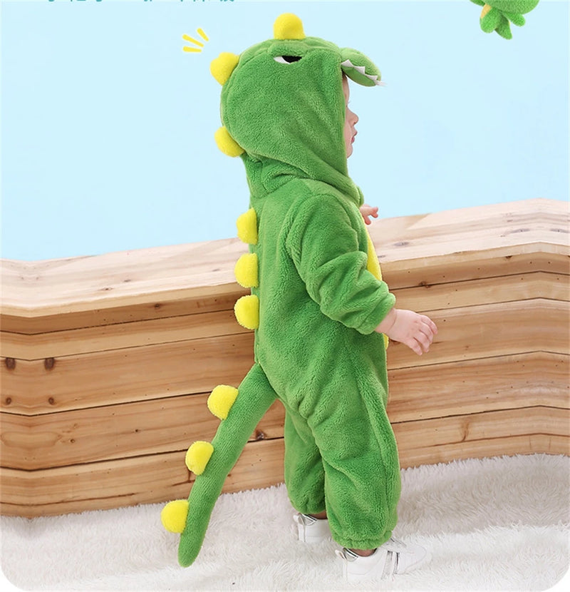 Macacão Infantil Fantasia de Dinossauro