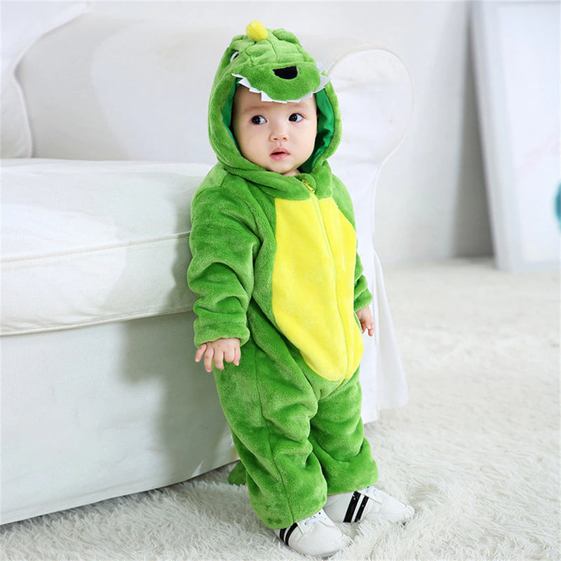 Macacão Infantil Fantasia de Dinossauro