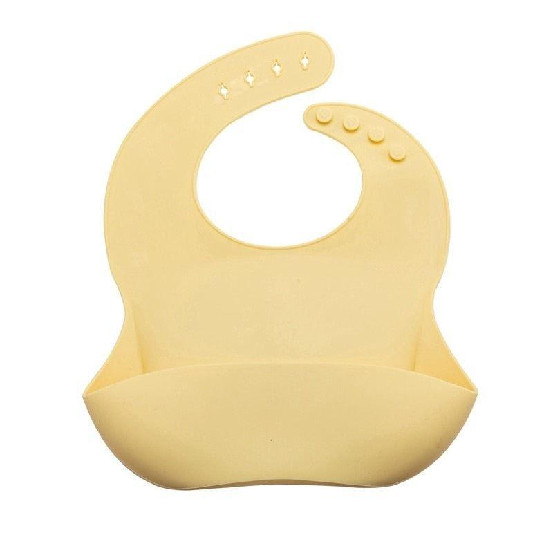 Babador de Silicone Ajustável com Pega Migalhas - Infinito do Amor