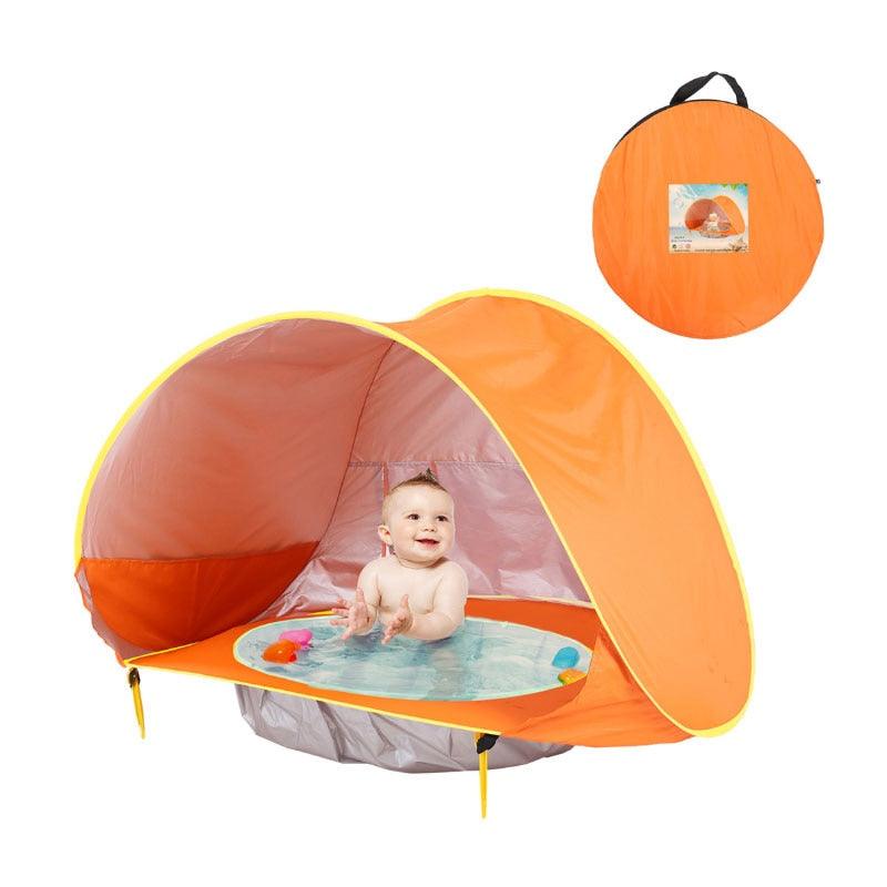 Barraca com Piscina e Proteção UV Infantil - Infinito do Amor