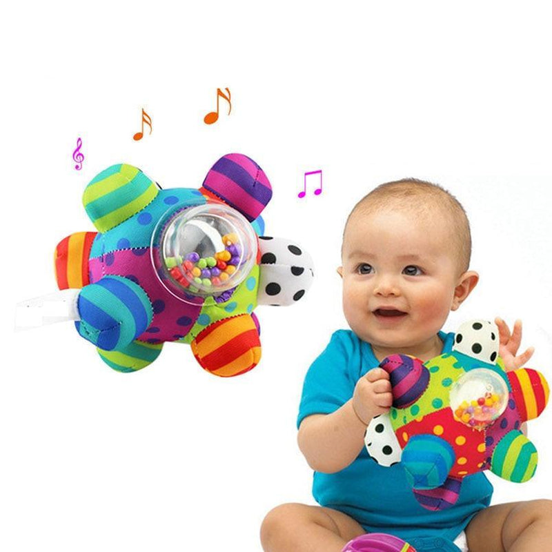 Bola Chocalho Sensorial Baby - Infinito do Amor