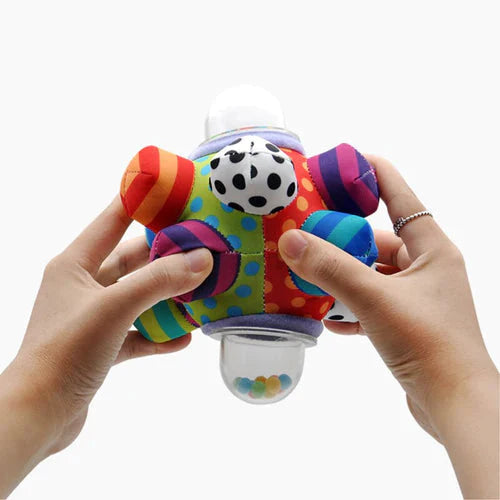 Bola Chocalho Sensorial Baby - Infinito do Amor