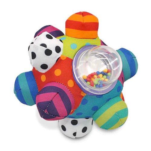 Bola Chocalho Sensorial Baby - Infinito do Amor