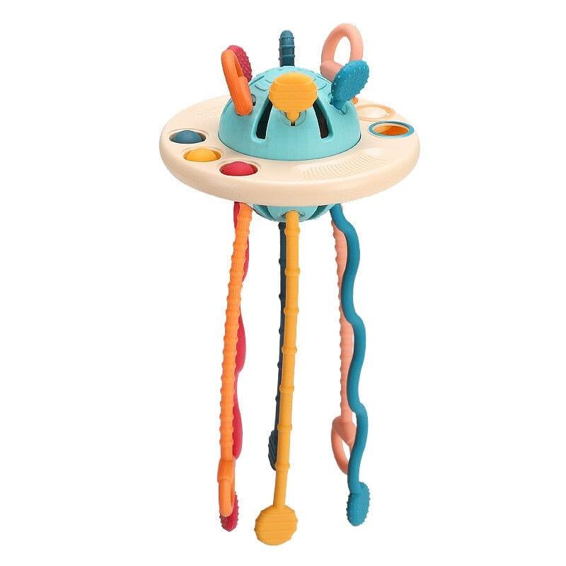 Brinquedo Educativo Sensorial Para Bebê Com Mordedor - Infinito do Amor