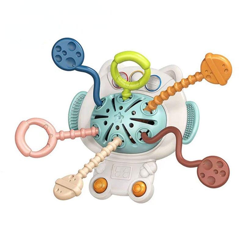 Brinquedo Educativo Sensorial Para Bebê Com Mordedor - Infinito do Amor
