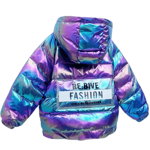Jaqueta Puffer Infantil - Retrô Vibe - Infinito do Amor