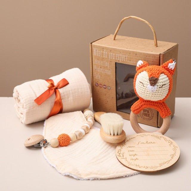 Kit de Presente de Boas Vindas Ao Recém Nascido 6 Peças - Infinito do Amor