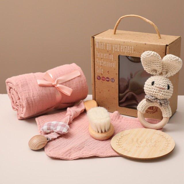 Kit de Presente de Boas Vindas Ao Recém Nascido 6 Peças - Infinito do Amor