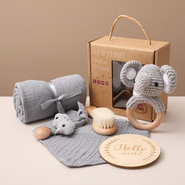 Kit de Presente de Boas Vindas Ao Recém Nascido 6 Peças - Infinito do Amor