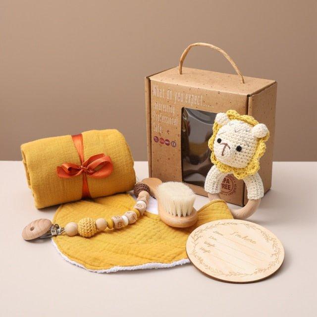 Kit de Presente de Boas Vindas Ao Recém Nascido 6 Peças - Infinito do Amor