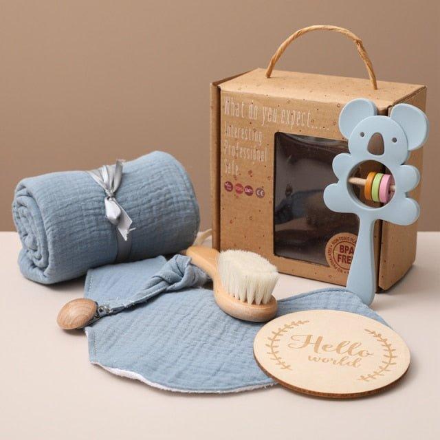 Kit de Presente de Boas Vindas Ao Recém Nascido 6 Peças - Infinito do Amor