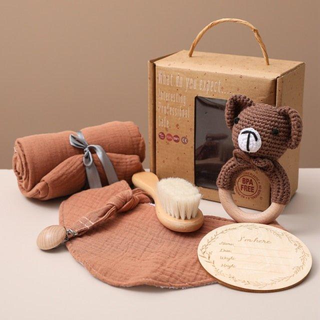 Kit de Presente de Boas Vindas Ao Recém Nascido 6 Peças - Infinito do Amor