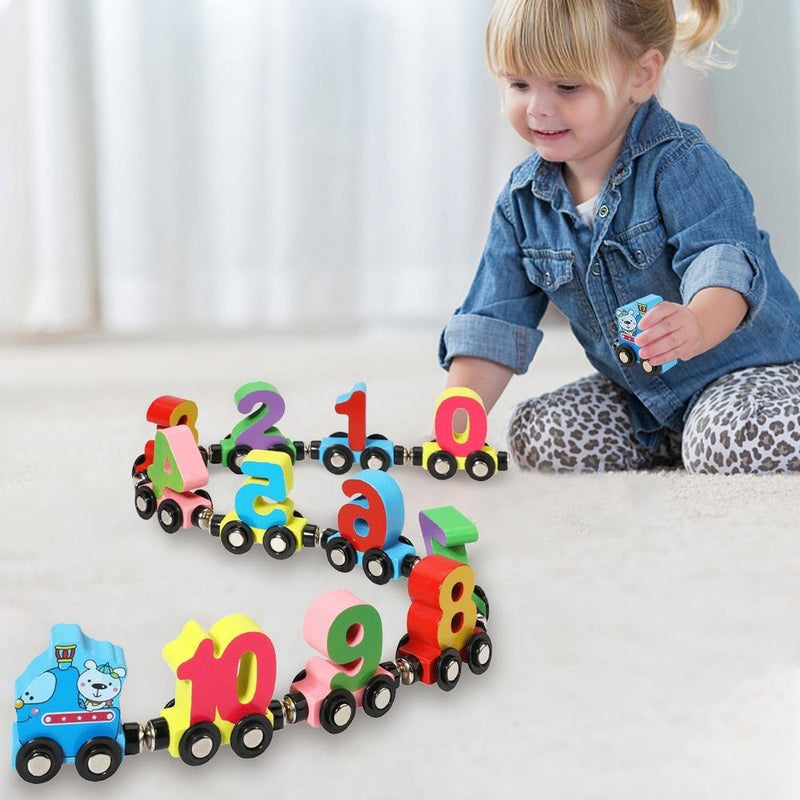 Kit de Trem Magnético com 11 peças Toy - Infinito do Amor