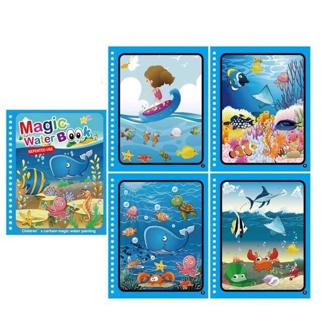 Livro de Colorir Magico - Magic Water Book - Infinito do Amor