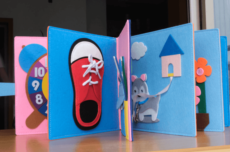 Livro Educativo Sensorial Montessori - EducaBook - Infinito do Amor