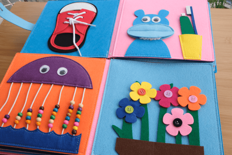 Livro Educativo Sensorial Montessori - EducaBook - Infinito do Amor