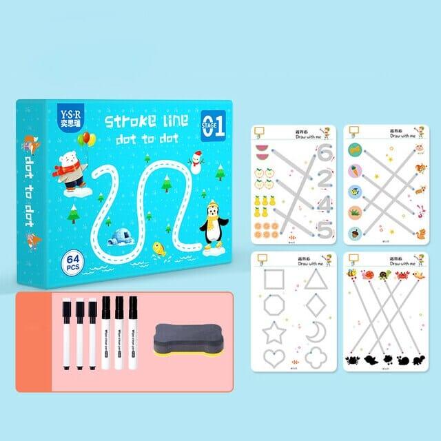 Livro Reutilizável Para Habilidades Motoras Finas - Educa Kids - Infinito do Amor