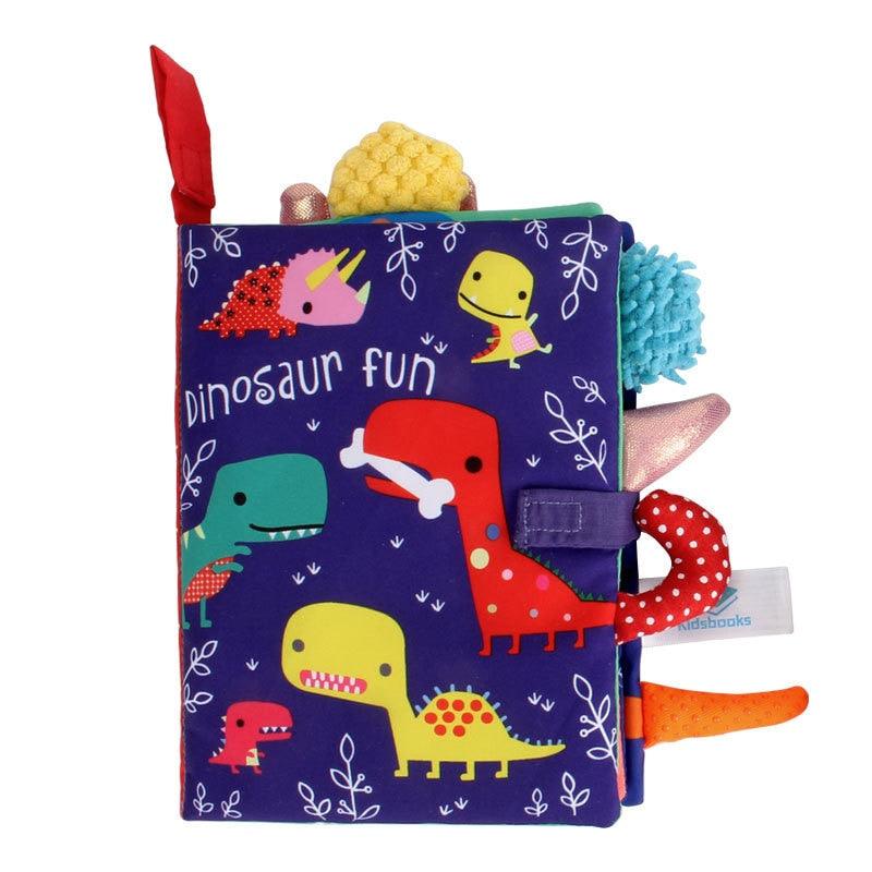 Livro Sensorial em Tecido Cauda de Animais Montessori - Infinito do Amor