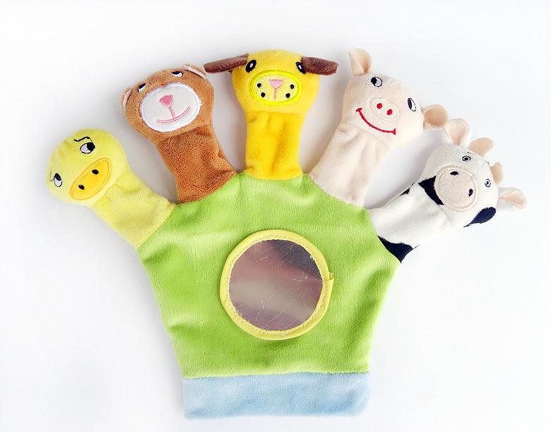 Luva Sensorial Fantoches Bichinhos Infantil Divertido - Infinito do Amor