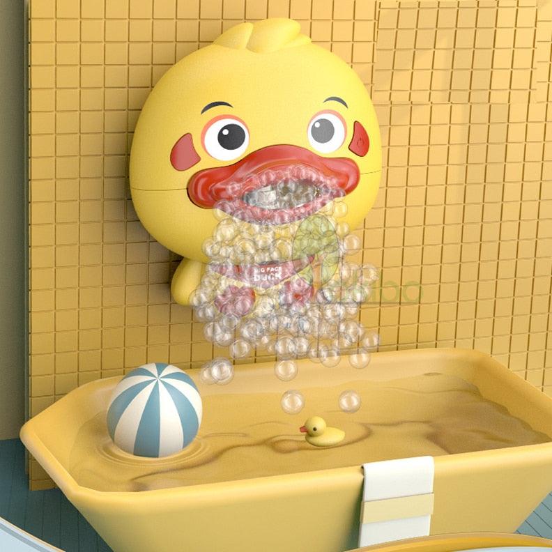 Pato Solta Bolhas Automático Com Música Para Banho Infantil - Infinito do Amor