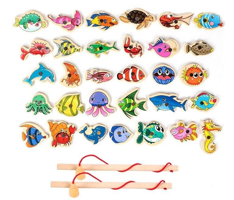 Pesca Magnética - Brinquedo Montessori Educativo - Infinito do Amor
