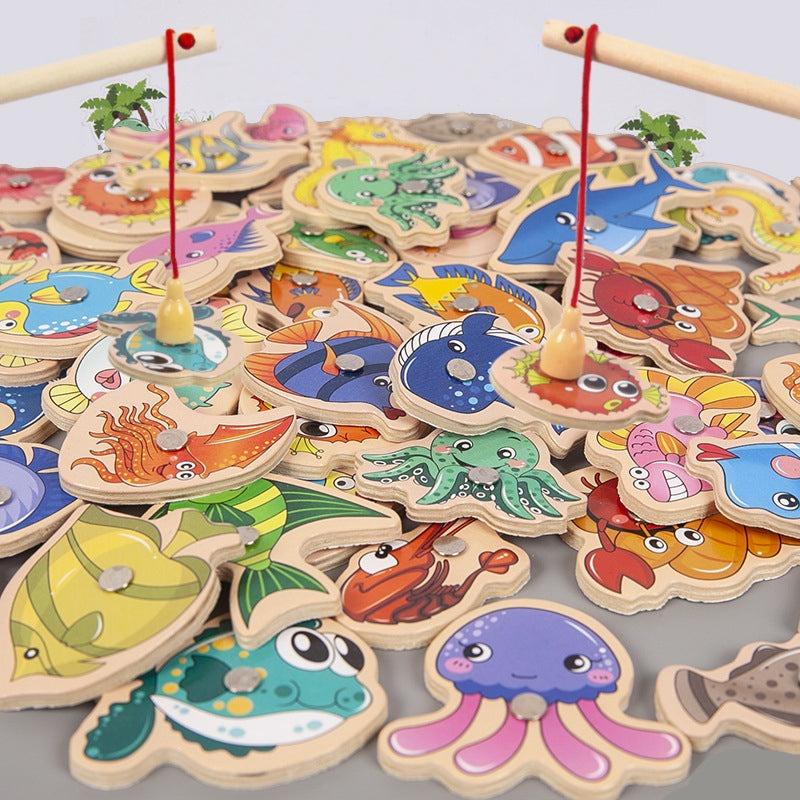 Pesca Magnética - Brinquedo Montessori Educativo - Infinito do Amor
